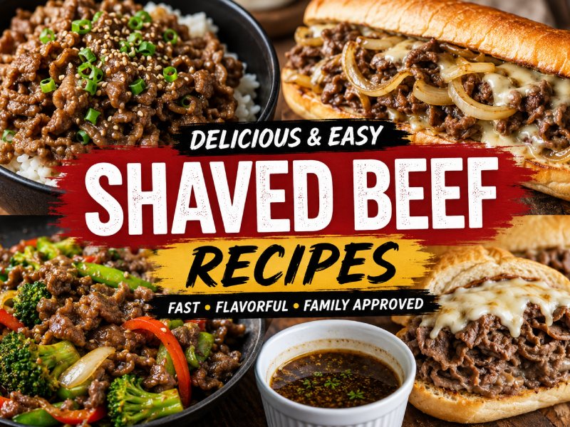 shaved beef recipes