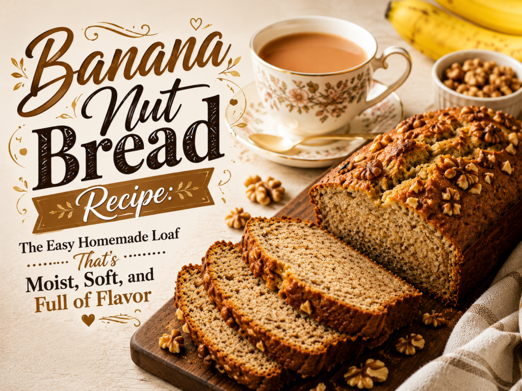 Banana Nut Bread Recipe