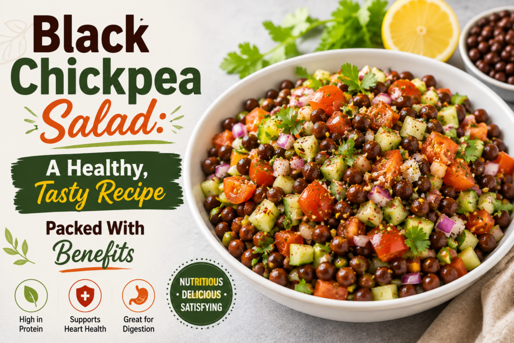 Black Chickpea Salad